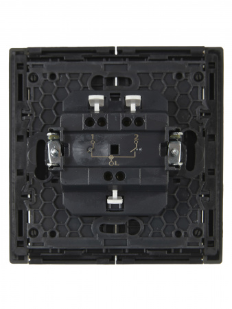 FORTE&PIANO Выключатель 2-клавишный 10А FP305 серый IEK FP-V20-0-10-1-K03