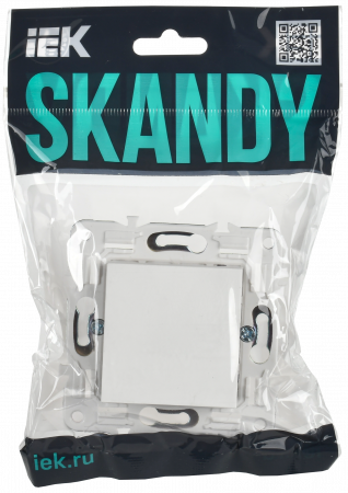 SKANDY Вывод кабеля SK-O01W арктический белый IEK SK-VK10-0-K01