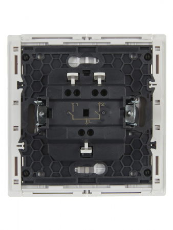 FORTE&PIANO Выключатель 2-клавишный 10А FP205 белый IEK FP-V20-0-10-1-K01