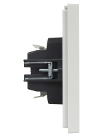 FORTE&PIANO Выключатель 2-клавишный 10А FP205 белый IEK FP-V20-0-10-1-K01