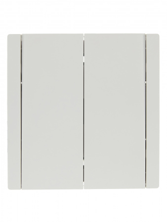 FORTE&PIANO Выключатель 2-клавишный 10А FP205 белый IEK FP-V20-0-10-1-K01