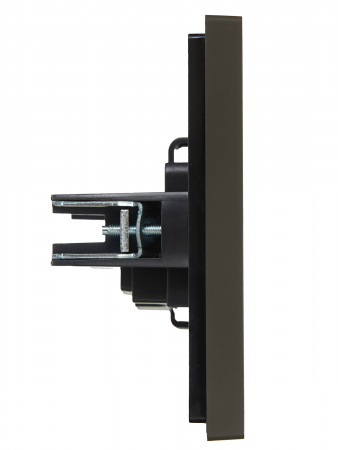 FORTE&PIANO Розетка 1-местная без заземления без защитных шторок винтовое крепление 10А FP318 серый IEK FP-R10-10-K03