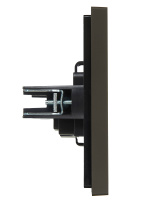 FORTE&PIANO Розетка 1-местная без заземления без защитных шторок винтовое крепление 10А FP318 серый IEK FP-R10-10-K03