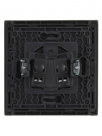 FORTE&PIANO Розетка 1-местная без заземления без защитных шторок винтовое крепление 10А FP318 серый IEK FP-R10-10-K03