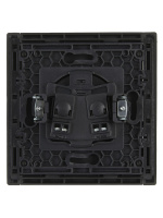 FORTE&PIANO Розетка 1-местная без заземления без защитных шторок винтовое крепление 10А FP318 серый IEK FP-R10-10-K03