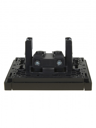 FORTE&PIANO Розетка 1-местная без заземления без защитных шторок винтовое крепление 10А FP318 серый IEK FP-R10-10-K03