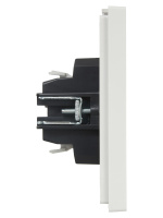 FORTE&PIANO Выключатель 1-клавишный с индикацией 10А FP202 белый IEK FP-V10-1-10-1-K01