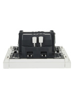 FORTE&PIANO Выключатель 1-клавишный с индикацией 10А FP202 белый IEK FP-V10-1-10-1-K01