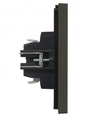 FORTE&PIANO Выключатель 1-клавишный с индикацией 10А FP302 серый IEK FP-V10-1-10-1-K03