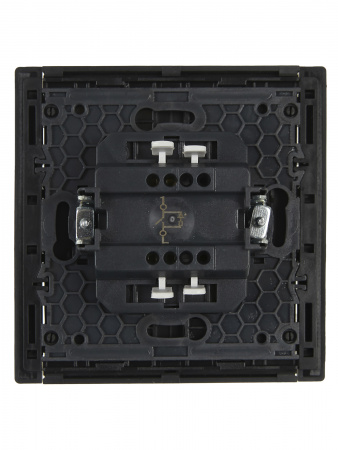 FORTE&PIANO Выключатель 1-клавишный с индикацией 10А FP302 серый IEK FP-V10-1-10-1-K03