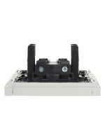 FORTE&PIANO Розетка 1-местная без заземления без защитных шторок винтовое крепление 10А FP218 белый IEK FP-R10-10-K01