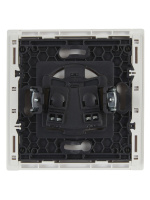 FORTE&PIANO Розетка 1-местная без заземления без защитных шторок винтовое крепление 10А FP218 белый IEK FP-R10-10-K01