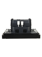 FORTE&PIANO Выключатель 1-клавишный 10А FP101 черный IEK FP-V10-0-10-1-K02