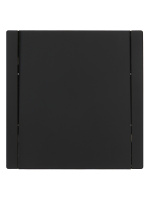 FORTE&PIANO Выключатель 1-клавишный 10А FP101 черный IEK FP-V10-0-10-1-K02