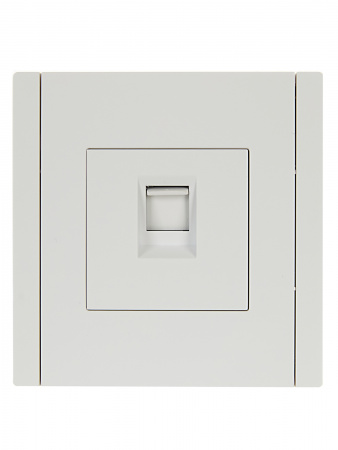 FORTE&PIANO Розетка компьютерная RJ45 кат.5E FP232 белый IEK FP-K10-1-K01
