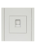 FORTE&PIANO Розетка компьютерная RJ45 кат.5E FP232 белый IEK FP-K10-1-K01