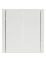 FORTE&PIANO Выключатель 2-клавишный с индикацией 10А FP206 белый IEK FP-V20-1-10-1-K01