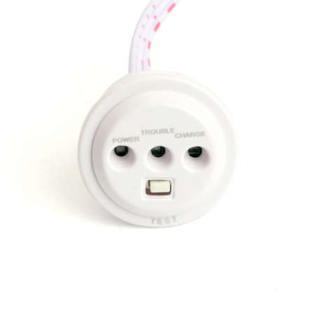 Светильник светодиодный ДВО-9w 6500К 720Лм с БАП 3ч. в пластиковом корпусе белый Feron FERON AL1528 48984