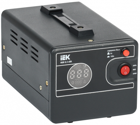 IVS21-1-D05-13 Стабилизатор напр. 1-ф. переносн. 0.5кВА HUB IEK 
