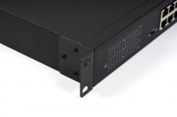 Коммутатор неуправляемый SKAT 24 порта, PoE+, 2-Uplink, 300 Вт Бастион 4077