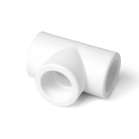 Тройник 75 полипропиленовый PPR белый PRO AQUA PA14020P