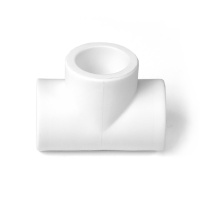 Тройник 75 полипропиленовый PPR белый PRO AQUA PA14020P