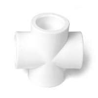 Крестовина 40 полипропиленовая PPR белая PRO AQUA PA17014