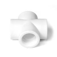 Крестовина 40 полипропиленовая PPR белая PRO AQUA PA17014