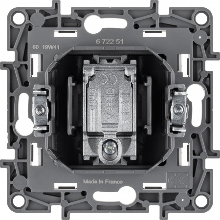 672251 ETIKA Розетка телевизионная TV Звезда белая Legrand/Daccord 