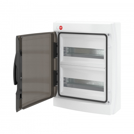 RB24W6TGD Щиток настенный с дверцей 24 мод.,IP65, серый, с клеммным блоком 63А DKC 