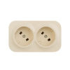 Quteo розетка двойная без заземления без шторок - 16 A - 250 В IP 20 - Слоновая кость Legrand/Daccord 782261