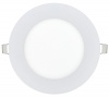 Светильник светодиодный встраиваемый ДВО 1608 белый круг LED 18Вт 6500 IP20 IEK LDVO0-1608-1-18-6500-K01