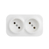 Quteo розетка двойная без заземления без шторок   -16 A-250 В IP 20 - Белый Legrand/Daccord 782231