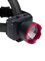 Фонарь налобный аккумуляторный, 1W, аккум. 4V 0.5Ah. 140Лм, 12 часов Космос KOCAccuH1WLED