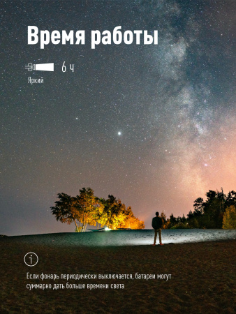 Фонарь налобный аккумуляторный, 1W, аккум. 4V 0.5Ah. 140Лм, 12 часов Космос KOCAccuH1WLED