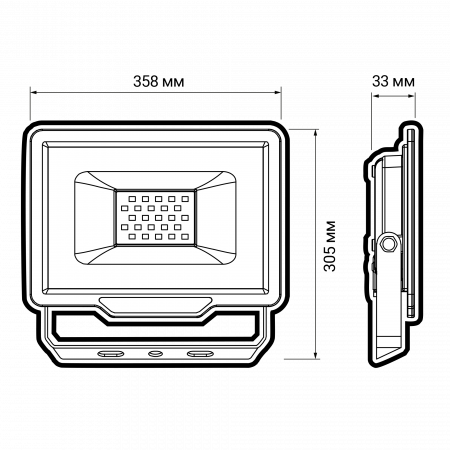 Прожектор светодиодный ДО-200Вт 6500К 17000Лм IP65 Jazzway JazzWay 5023666A