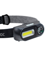 Фонарь налобный аккумуляторный , 3W, аккум. 3.7V 1.2Ah. 180Lm, 8 часов, Космос KocH3WDLith