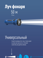 KOCAcc102LED Фонарь ручной аккумуляторный, 0.5W. аккум. 4V 0.3Ah. 90Лм, 6 часов Космос 