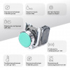 SB4BA31 Кнопка зеленая в сборе модульная SB4 22мм с возвратом металл 1HO Systeme Electric 