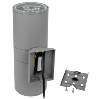 Светильник светодиодный ДБУ-2х9Вт архитектурный   IP65 6500К 1620Лм серый JazzWay 2857941B