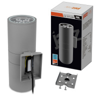 Светильник светодиодный ДБУ-2х9Вт архитектурный   IP65 6500К 1620Лм серый JazzWay 2857941B