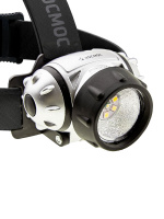 Фонарь налобный , XPE LED + 6 SMD, 3 батарейки ААА, 250Lm, Космос KOC-H19-LED