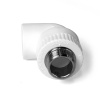 Угольник 20 х 1/2' НР комбинированный, полипропиленовый, белый PRO AQUA PA27008P