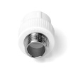 Муфта комбинированная 20 х 1/2' НР полипропиленовая PPR белый PRO AQUA PA23008P