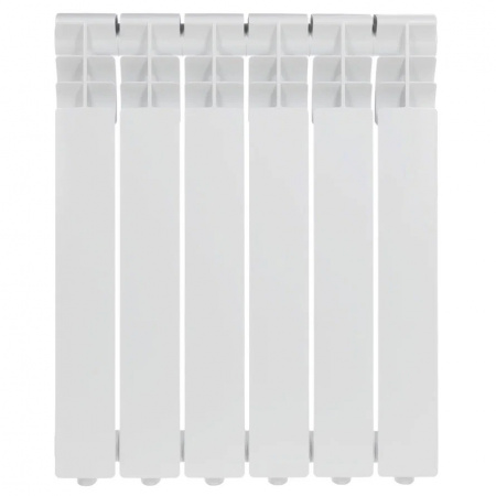 Р0000037001 Радиатор биметаллический секционный 500/80/6 боковое подключение Oasis 