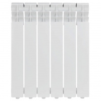 Радиатор биметаллический секционный 500/80/6 боковое подключение Oasis Р0000037001