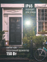 Прожектор светодиодный ДО-20Вт с ИК-Датчиком 6500К1600Лм IP65 Космос K_PR5_LED_20S