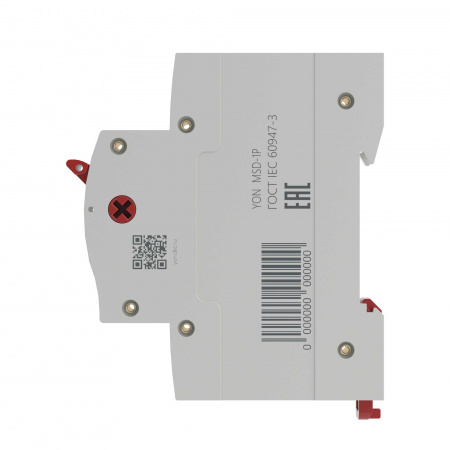 MSD-1P63 Выключатель нагрузки однополюсный 63A DKC 