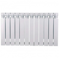 Радиатор биметаллический секционный 500/100/12 боковое подключение Oasis Р0000012813