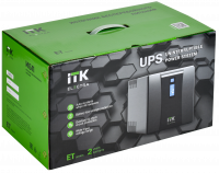 Источник бесперебойного питания Line-interactive 1200 ВА/720 Вт, фаза 1/1, LCD дисплей, с АКБ 2х7AH, USB, Schuko ITK EET-1200VA-1-002-S